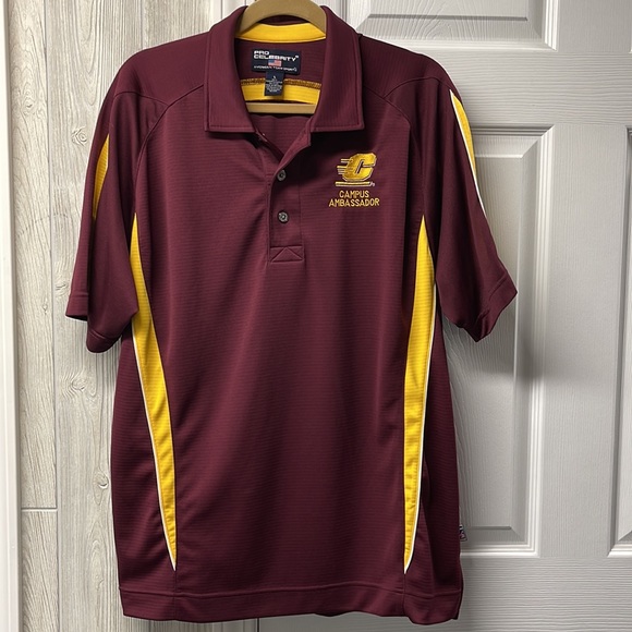 Central Michigan University CAMPUS AMBASSADOR Large Polo Golf Shirt - Picture 3 of 8